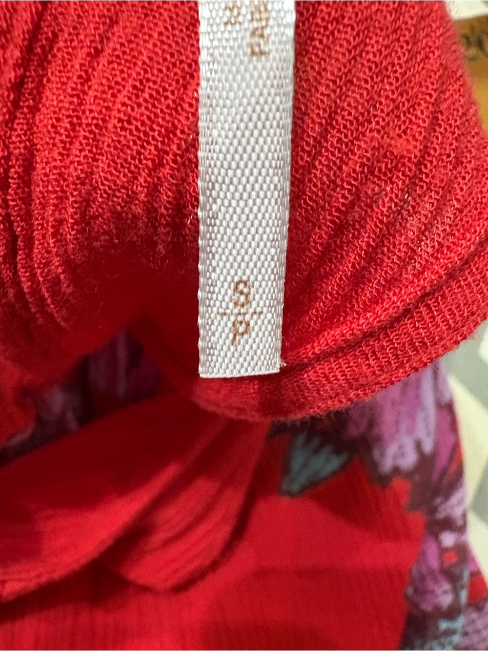 Free People paint the sun red boho side tie dress Small - Picture 9 of 9